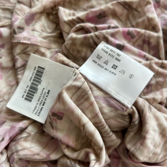 Prada Floral Pink Silk Midi Sleeveless Dress Worn Once Excellent Condition 42 - Picture 10 of 10